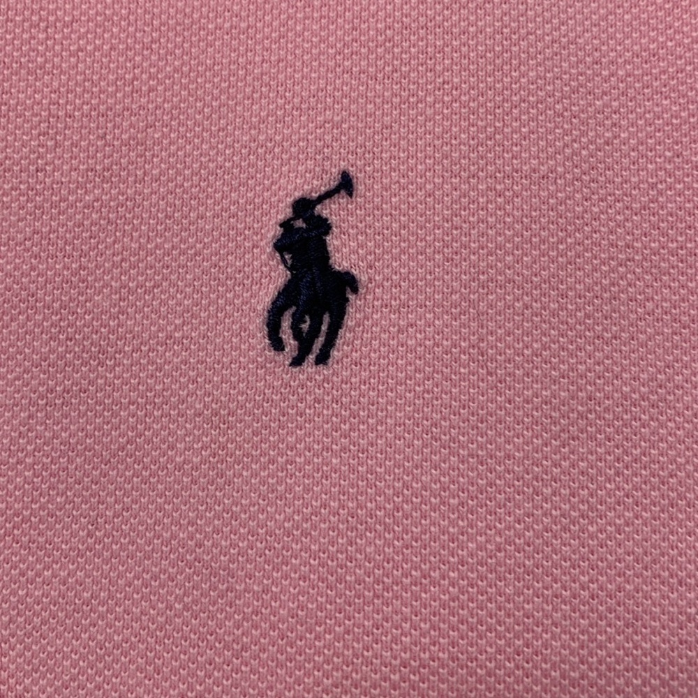 Boys Polo By Ralph Lauren Pink Polo Size 7 EUC - Picture 5 of 8